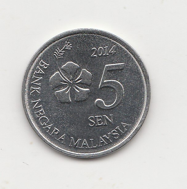  5 Sen Malaysia  2014 (I662)   