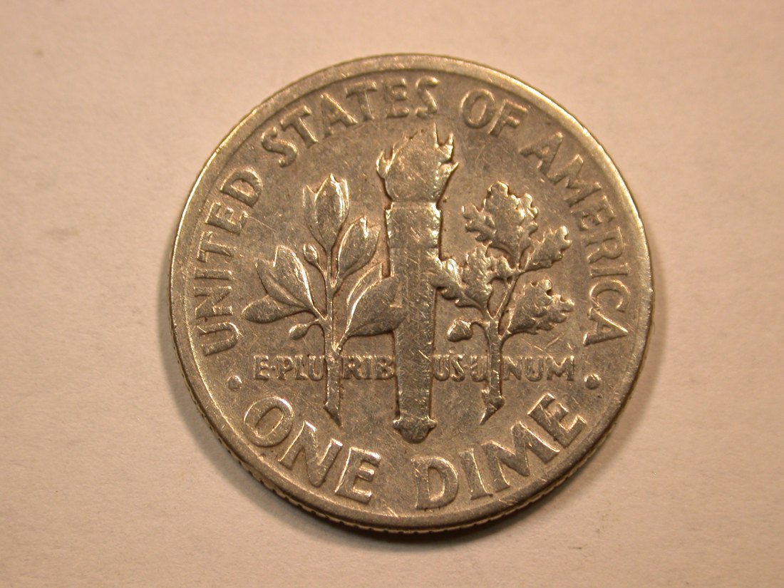  C09 USA  10 Cent Dime 1946 in ss/ss+ Orginalbilder   