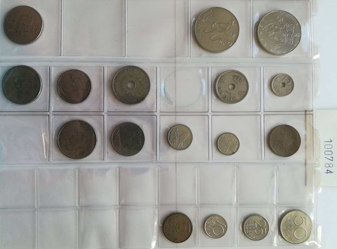  Norwegen, 17 Kleinmünzen   