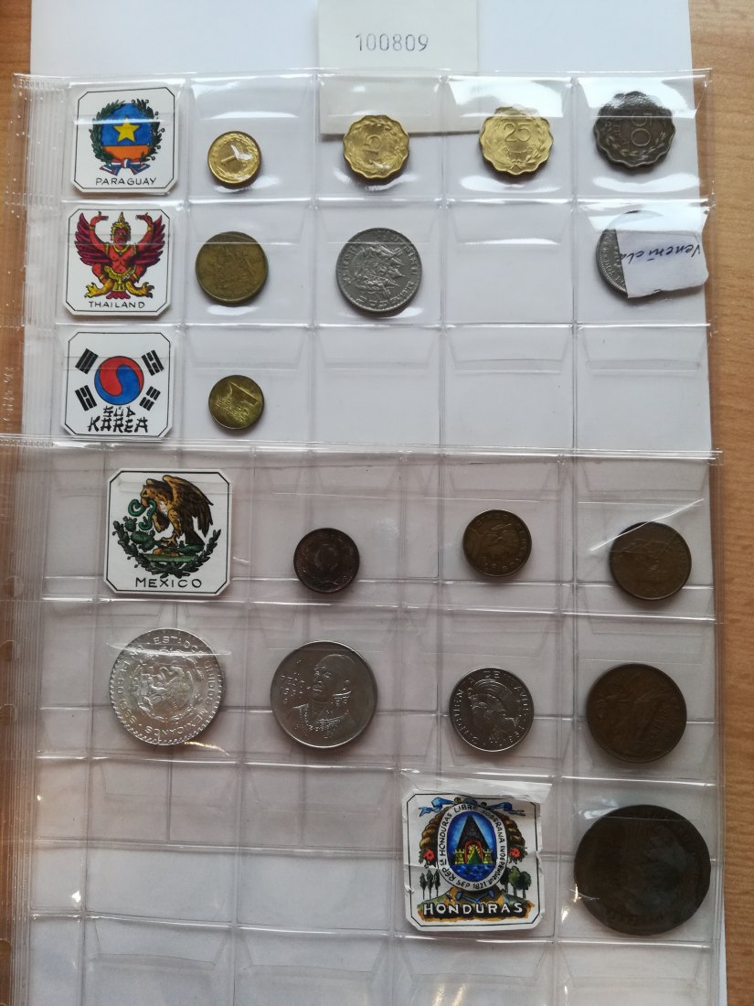  Ausland, 16 Kleinmünzen   