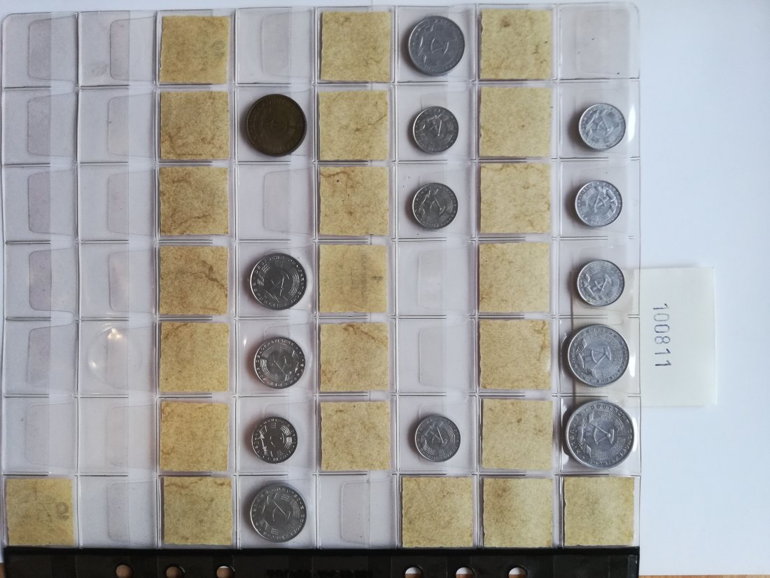  DDR, 14 Kleinmünzen   