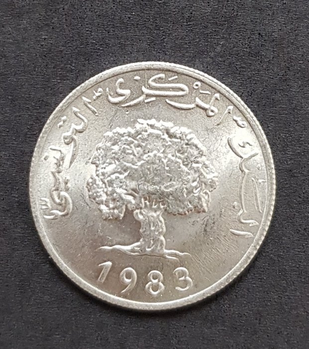  Tunesien 5 Millim 1983 #10   
