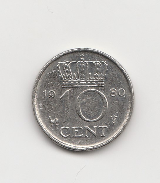  10 Cent Niederlande 1980 (I684)   