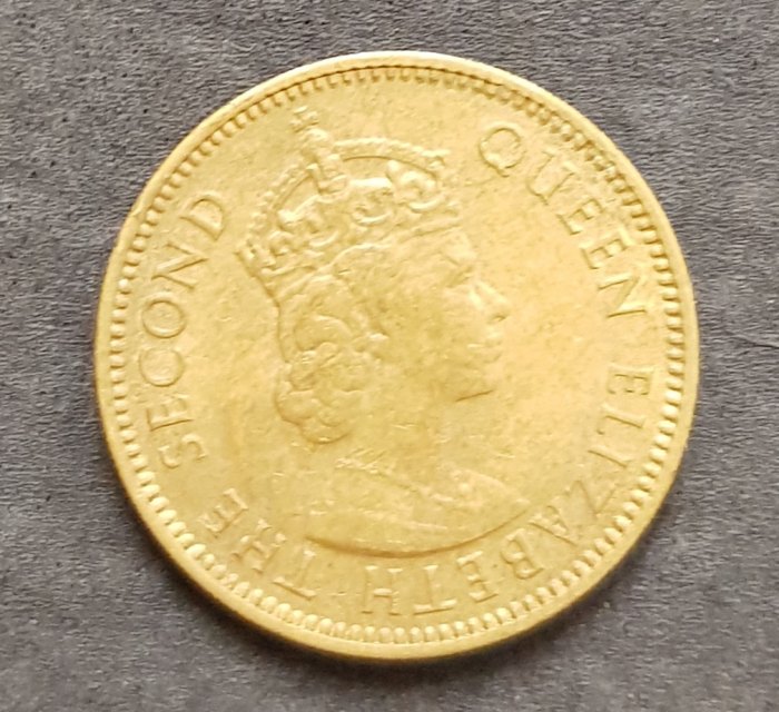  Hong Kong 10 Cents 1955 #40   