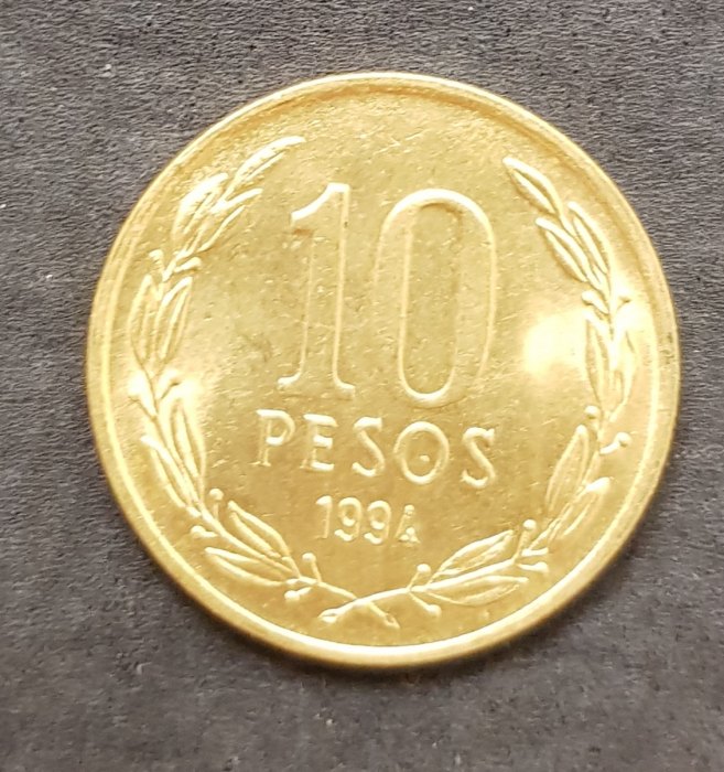  Chile 10 Pesos 1994  #546   