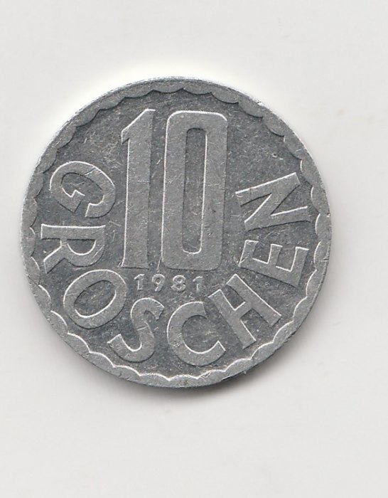  10 Groschen Östereich 1981 ( I704)   