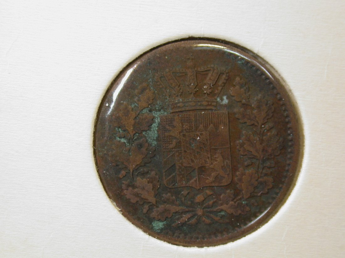  C10  Bayern  1 Pfennig 1867 in f.ss/ss+  R  Orginalbilder   