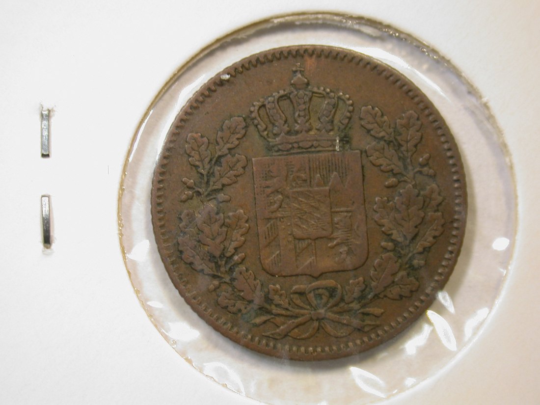  C10  Bayern  2 Pfennig 1842 in ss/ss+  R  Orginalbilder   