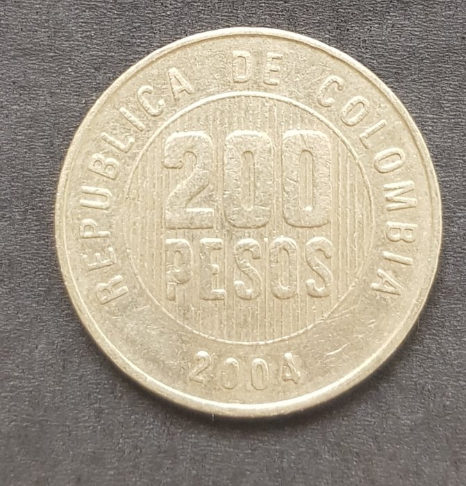  Kolumbien 200 Pesos 2004  #545   