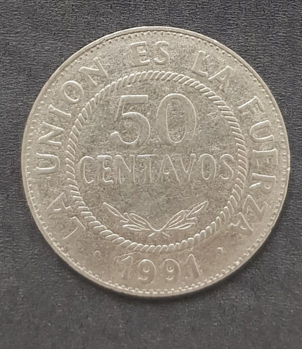  Bolivien 50 Centavos 1991 #545   