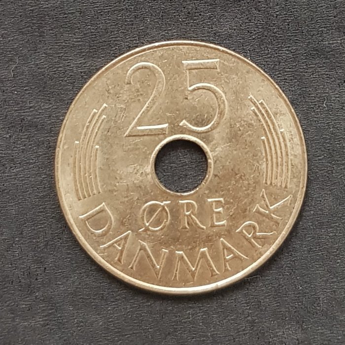  Dänemark 25 Ore 1983  #543   