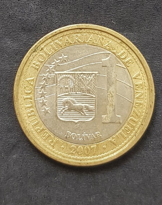 Venezuela 1 Bolivar 2007 #543