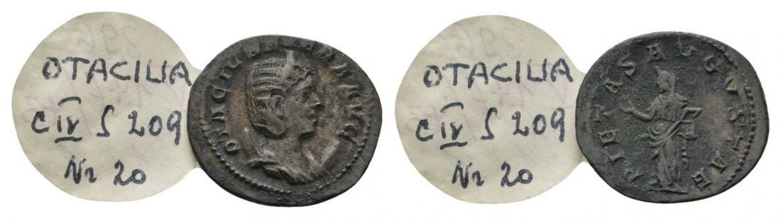  Antike, Römisches Kaiserreich, Denar; 3,96 g, Ø 21,2 mm   