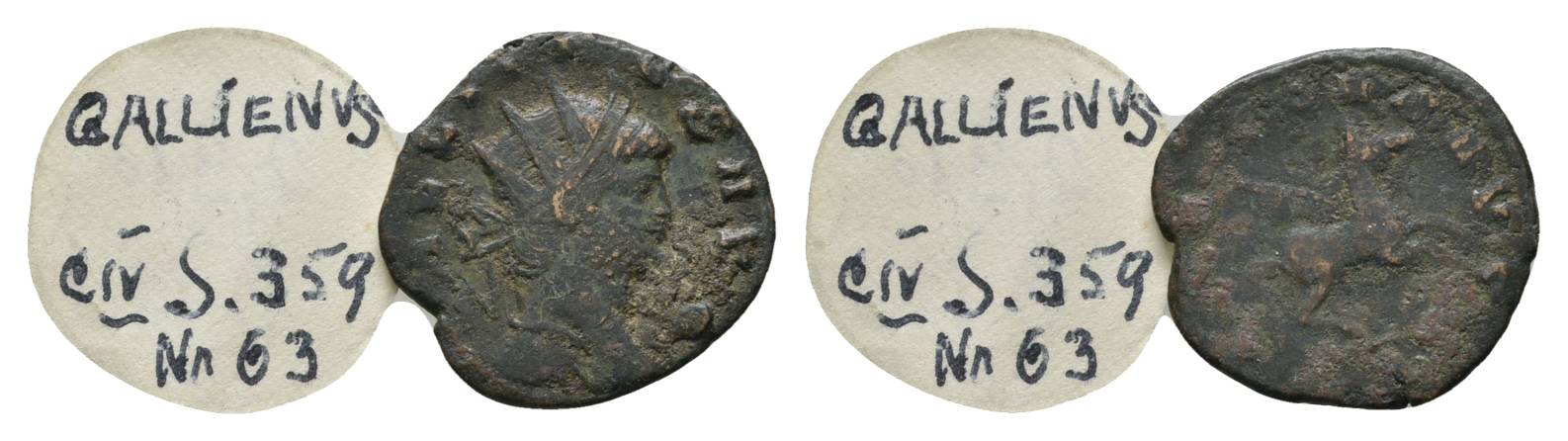  Antike, Römisches Kaiserreich, Antoninian; 2,91 g, Ø 19,1 mm   