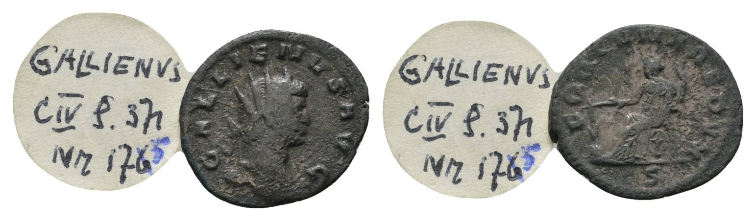  Antike, Römisches Kaiserreich, Antoninian; 2,75 g, Ø 21,3 mm   