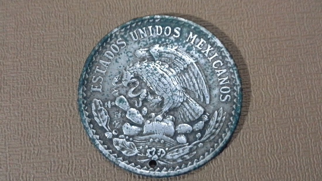  1 Peso Mexiko 1947 (k654)   