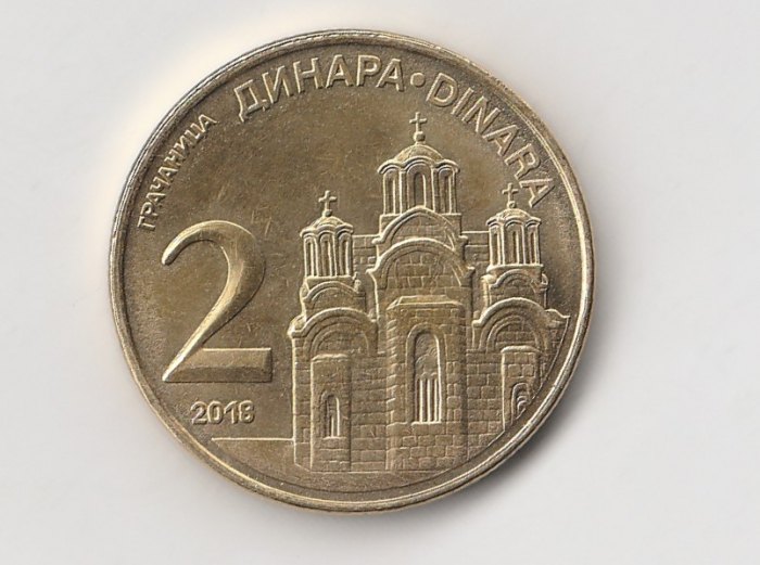  2 Dinara  Republik Serbien 2018 (I724)   
