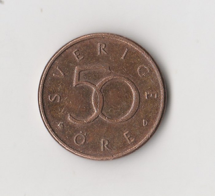  50 Öre Schweden 1992 (I728)   