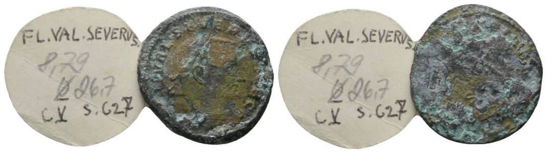  Antike, Römisches Kaiserreich, Follis(korrodiert); 8,79 g, Ø 26 mm   