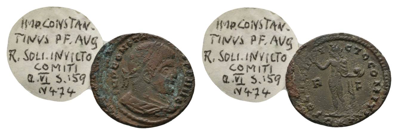  Antike, Römisches Kaiserreich, Kleinbronze; 3,25 g, Ø 19 mm   