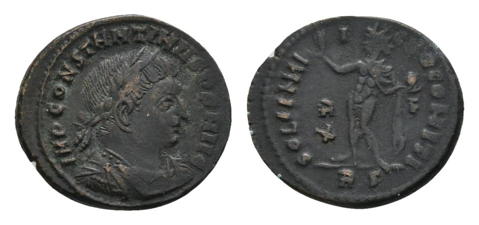  Antike, Römisches Kaiserreich, Kleinbronze; 4,12 g, Ø 19 mm   