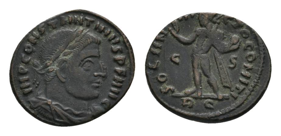  Antike, Römisches Kaiserreich, Kleinbronze; 3,34 g, Ø 19 mm   