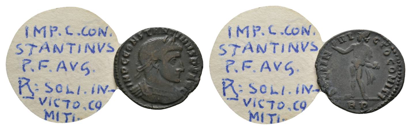  Antike, Römisches Kaiserreich, Kleinbronze; 3,86 g, Ø 22 mm   