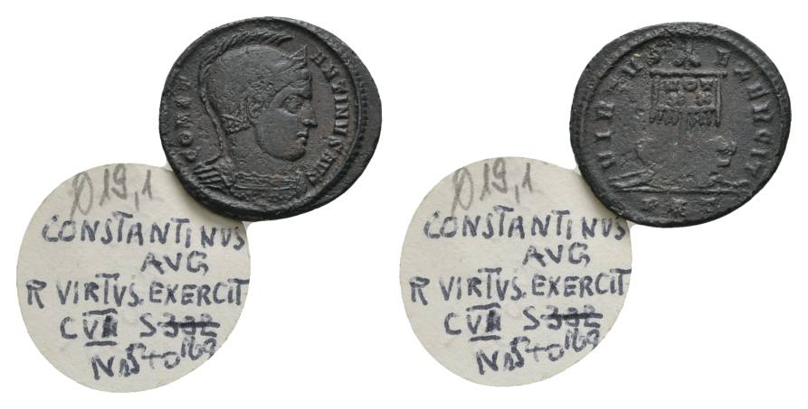  Antike, Römisches Kaiserreich, Kleinbronze; 2,63  g, Ø 19 mm   