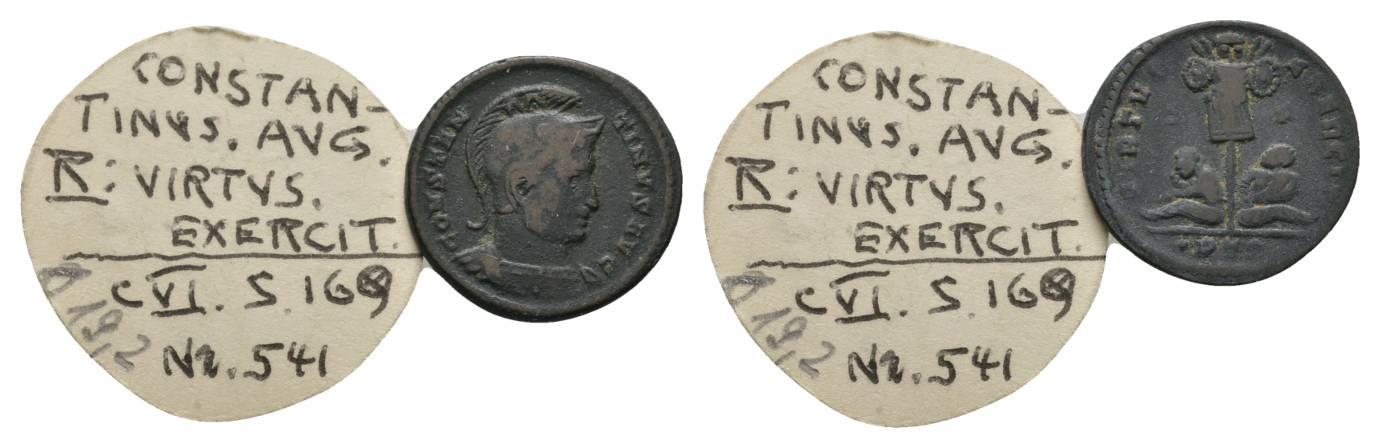  Antike, Römisches Kaiserreich, Kleinbronze; 3,11 g, Ø 19 mm   