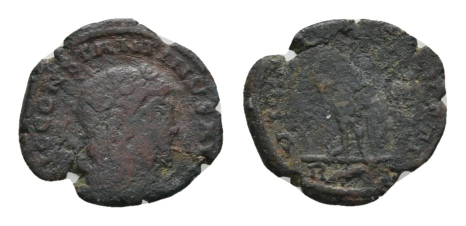  Antike, Römisches Kaiserreich, Kleinbronze; 1,55 g, Ø 15 mm   