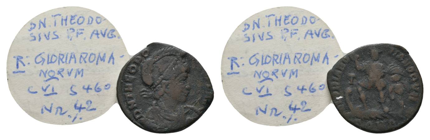  Antike, Römisches Kaiserreich, Kleinbronze; 4,56 g, Ø 21 mm   