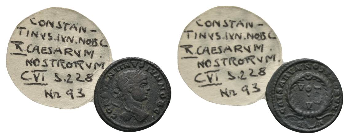 Antike, Römisches Kaiserreich, Kleinbronze; 2,99 g, Ø 18 mm   