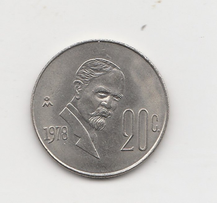  20 Centavos Mexiko 1978 (I748)   