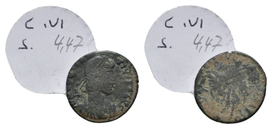  Antike, Römisches Kaiserreich, Kleinbronze; 4,47 g, Ø 19 mm   