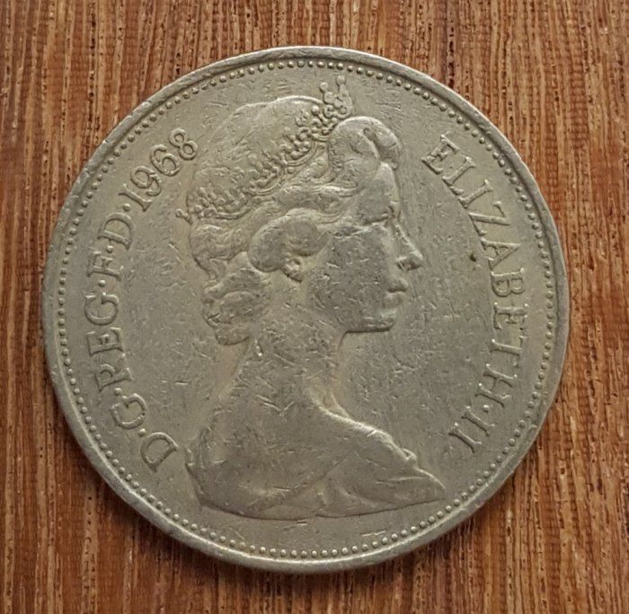  Großbritannien 10 Pence 1968 #565   
