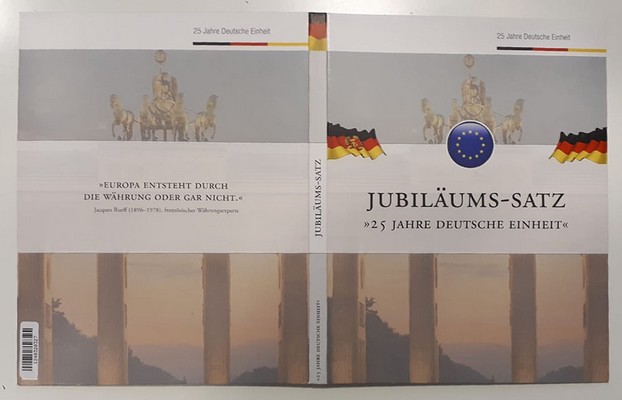  BRD   Jubiläums-Satz     25 years of German unity    FM-Frankfurt   