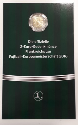  Frankreich    2 Euro     2016     Football European Championship  2016  FM-Frankfurt   