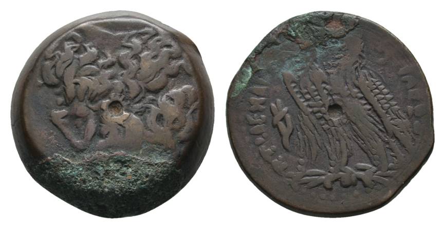  Antike, Æ 26, Alexandria. AEGYPTUS Ptolemaios, Bronze; 21,17 g, Ø 27,5 mm   