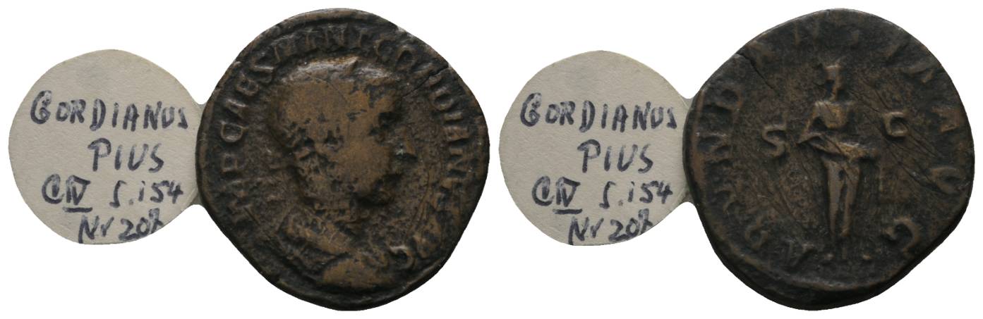  Antike, Römisches Kaiserreich, Sesterz; 19,25 g, Ø 30 mm   