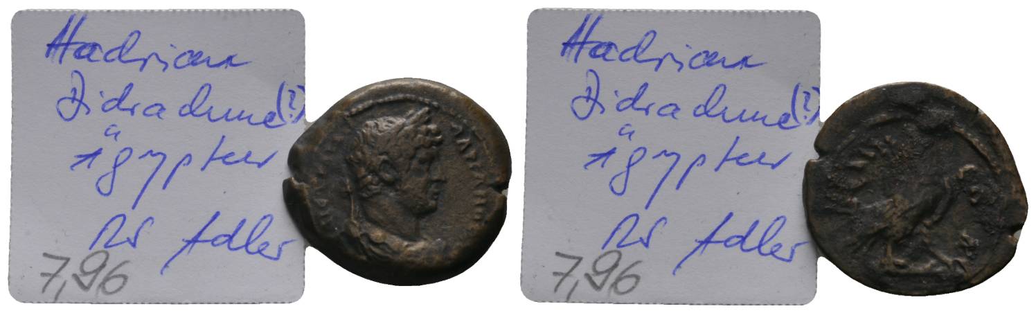  Antike, Ägypten, Bronze; 7,96 g, Ø 22 mm   
