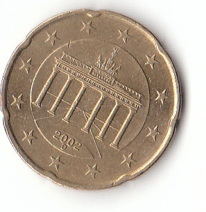  Deutschland 20 Cent 2002 D (C256)b.   