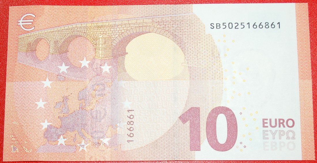  * NEW EUROPE russian TYPE: ITALY ★ 10 EURO 2014 PREFIX SE S002E5! UNC CRISP! LOW START ★ NO RESERVE!   