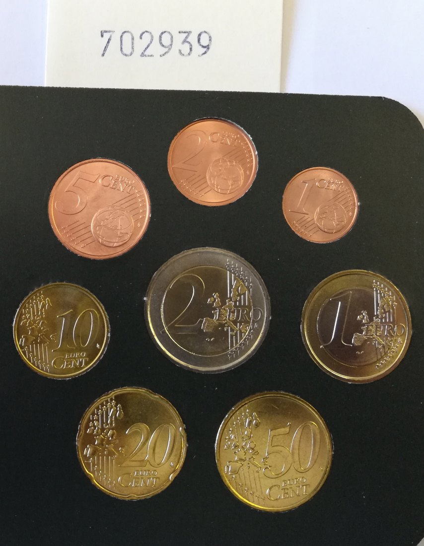  2 Euro Gedenkmünzensatz Costituzione Europea, 8 Münzen   