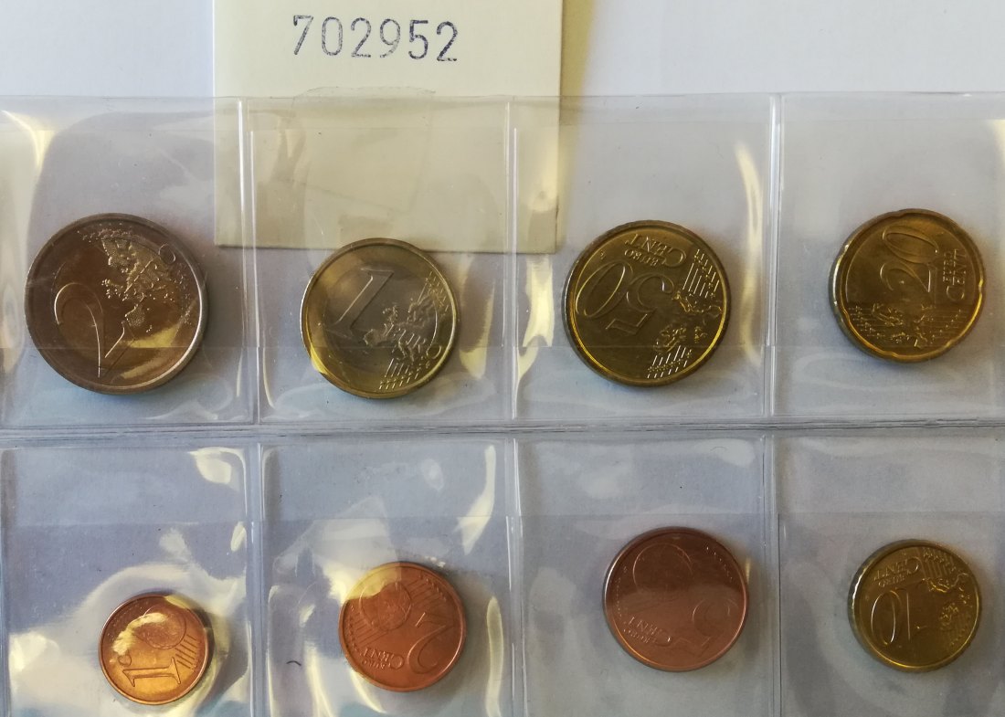  Euro Kursmünzensatz San Marino, 8 Münzen   