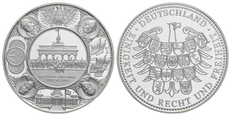  Dutschland, Medaille PP; Ø 40,02 mm; 20,2 g, Material ?   