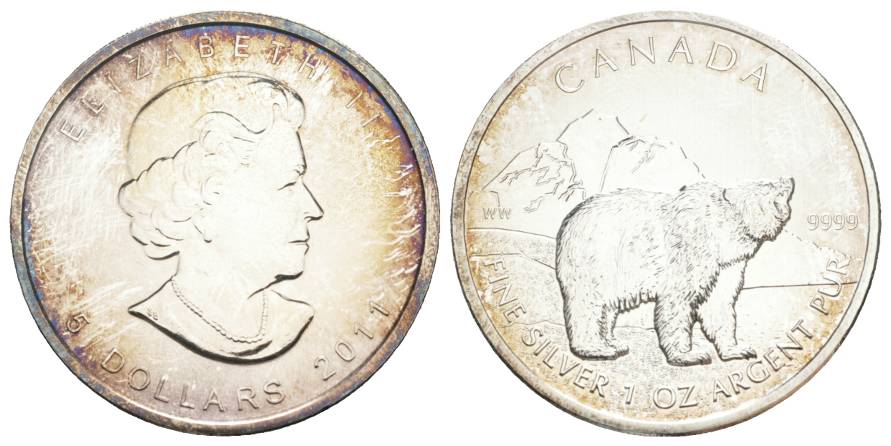  Canada 5 Dollar 2011; Ø 43 mm; 31,24 g   