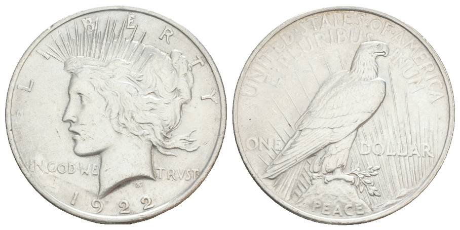  USA, ONE Dollar 1922   