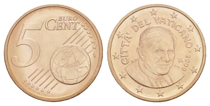  Vatikan, 5 Cent 2009   