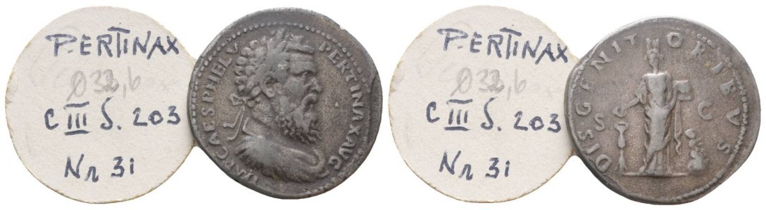  Antike, Römisches Kaiserreich, alte Gußfälschung in Zinn bronziert; 17,68 g, Ø 32 mm   