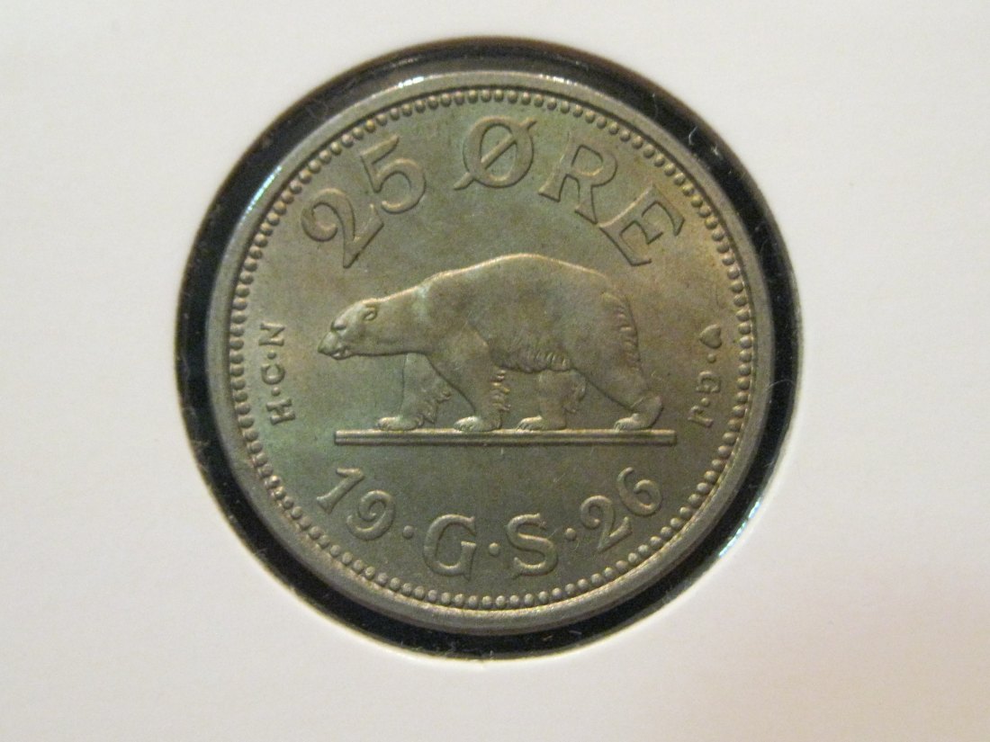 GREENLAND 25 ORE 1926.GRADE-PLEASE SEE PHOTOS.